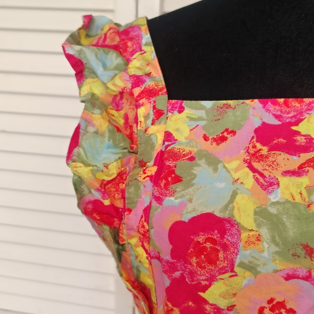 Peyton & Parker Floral Girls Dress – Pink & Green Size XL (18/18.5P) – Like New - Picture 6 of 10
